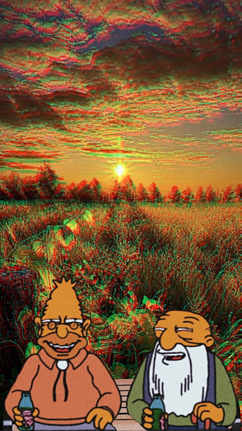 Simpsons, dibujos, locos, meme, abuelo, cartoons, gaspar, grandpa, fun, funny HD phone wallpaper