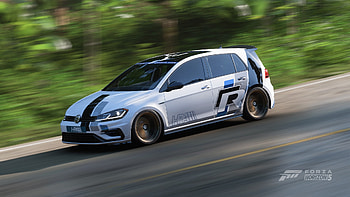 Forza Horizon 5 Volkswagen Golf R 2021, Volkswagen Golf R, Forza Horizon 5, vehicle, video game HD wallpaper
