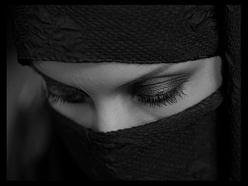The minds eye, lashes, balck and white, closed, eye, lid HD wallpaper