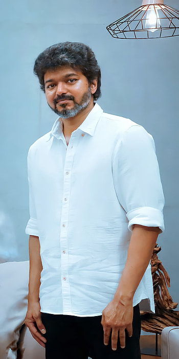 Thalapathy Vijay, dress_shirt, standing, thalapathy_vijay HD phone wallpaper