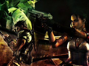 Chris and sheva, resident evil 5, re5 HD wallpaper