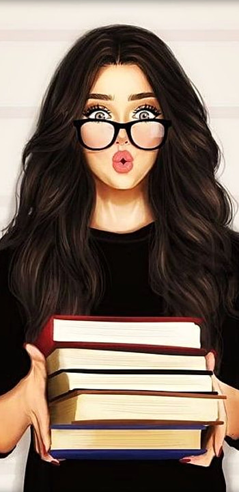 Girly, glasses, hair HD phone wallpaper