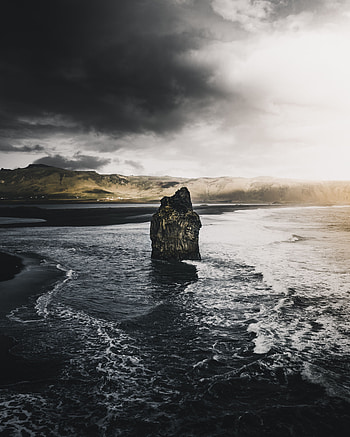 Nature, Sea, Coast, Foam, Mainly Cloudy, Overcast, Surf, Storm HD phone wallpaper
