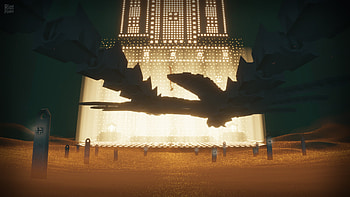 Journey game, Vibrant visuals, Adventure awaits, Mysterious world HD wallpaper