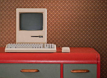 PC Room, old, comp, window, room HD wallpaper