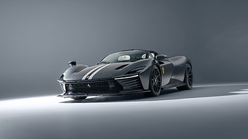 Novitec Ferrari Daytona Sp3 2026, Black Car, Ferrari, Ferrari Daytona SP3 HD wallpaper