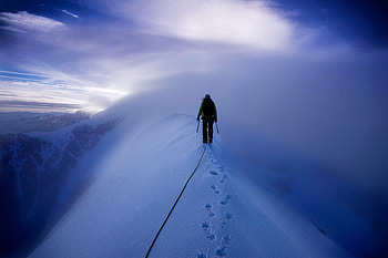 Mont Blanc, Hiking HD wallpaper