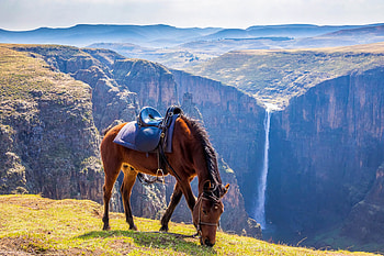 Lesotho travels, Maletsunyane Wasserfall, Franks travelbox HD wallpaper