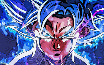 Ultra Instinct Goku, , vector art, DBS, Dragon Ball Super, Super Saiyan God, Dragon Ball, Mastered Ultra Instinct, Abstract Ultra Instinct Goku, DBS characters, Migatte No Gokui HD wallpaper