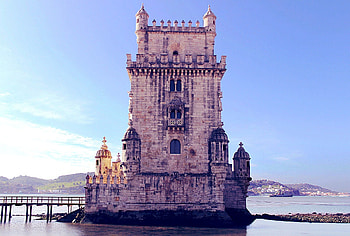 Belem Tower, UNESCO-listed, Riverfront monument HD wallpaper