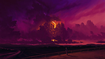 Storm On The Way , storm, artist, artwork, digital-art, deviantart HD wallpaper