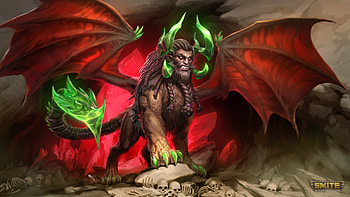 Martichoras, The manticore king, Martichoras (Smite), video game, Smite HD wallpaper