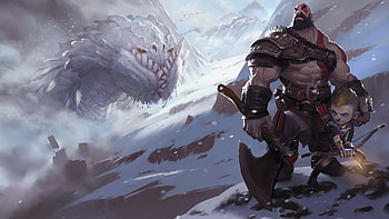 God Of War 4 Fanart, god-of-war-4, god-of-war, games, artist, artwork, digital-art, artstation HD wallpaper