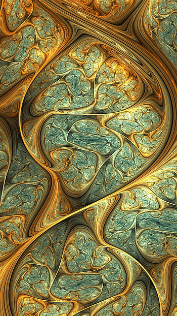 Abstract, Golden Aesthetic HD phone wallpaper
