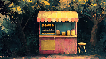Charming Lemonade Stand -, lemonade stand HD wallpaper