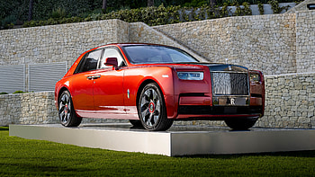 Red Rolls Royce Phantom 2022 Car 4 Cars HD wallpaper