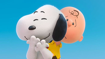 Snoopy-and-Charlie--3D HD wallpaper