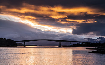 The Skye Bridge - Isle of Skye - Scotland, Scottish Highlands, Scotland, The Skye Bridge, Isle of Skye HD wallpaper