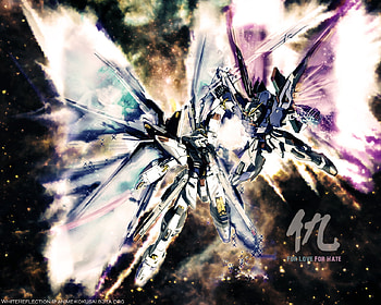 Strike dom vs Destiny, strike dom, gundam seed, destiny HD wallpaper