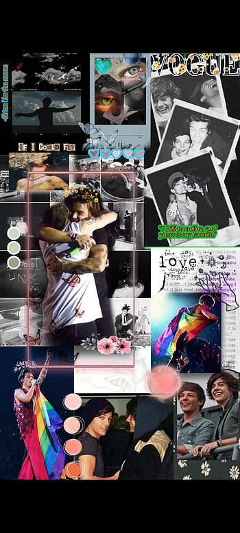 Larry Stylinson, edit, lgbtq, love is love, louis tomlinson, harry styles HD phone wallpaper