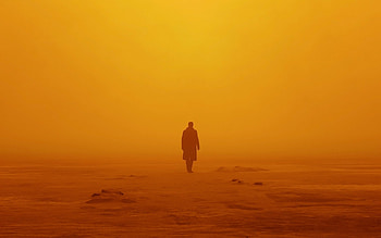 Blade Runner 2049, Desert orange sky, Officier K, Macbook Pro HD wallpaper