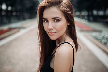 Cute Brunette, girls, model, brunette HD wallpaper