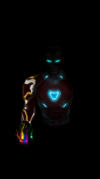 A man, electric blue HD phone wallpaper