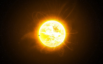 Warm and bright, Sun HD wallpaper