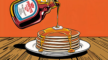 Delicious Maple Syrup on Pancakes - Ultra, maple syrup, pancake, syrup, breakfast, food HD wallpaper