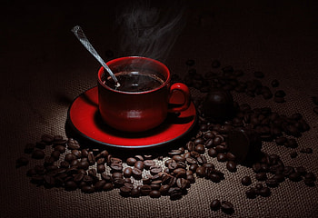 coffee, art , abstract, pretty HD wallpaper