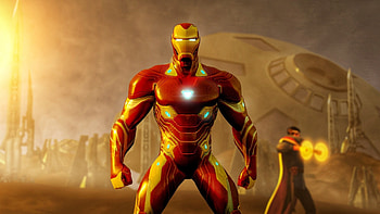 Iron man, vibranium suit, Avengers: infinity war, artwork HD wallpaper