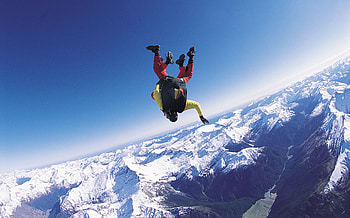 Sports, Sky, Clouds, Flight, Parachutist HD wallpaper