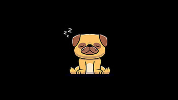 Dog Yoga Minimal , dog, artist, artwork, digital-art, dark, black, minimalism, minimalist HD wallpaper