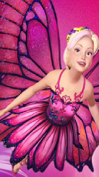 Barbie, barbie world barbie flying, barbie world, barbie world 2 HD phone wallpaper