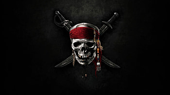 Pirates OF The Caribbean Skull, pirates-of-the-caribbean, movies, skull HD wallpaper