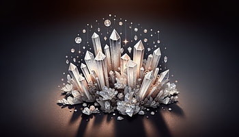 Sparkling Quartz Crystal Cluster, quartz, crystal, gemstone, decorative HD wallpaper