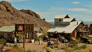 Ghost Town, Nelson ghost town, NV R HD wallpaper