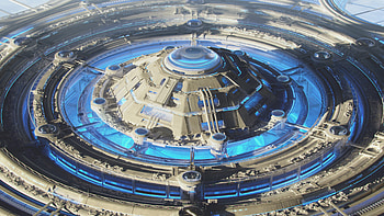 Orbital Nexus — Sci‑Fi Megastructure, Sci Fi, Structure HD wallpaper