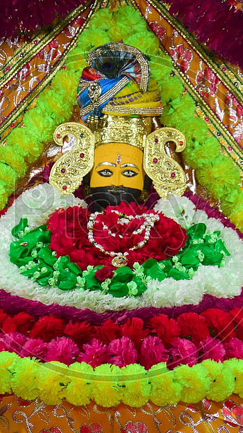 Khatu Shyam, Colorful Decoration HD phone wallpaper