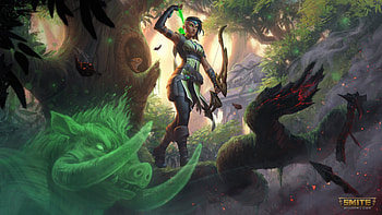 Vivien Reid Artemis, Artemis (Smite), video game, Smite HD wallpaper