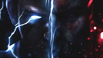 Thor Vs Kratos, thor, artwork, artist, digital-art, superheroes, artstation HD wallpaper