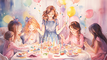 Enchanting Birtay Party Celebration, birtay, birtay party, child, celebration, cake HD wallpaper