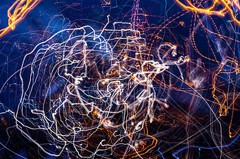 Abstract, Shine, Light, Lines, Long Exposure, Confused, Intricate HD wallpaper