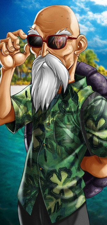Master Roshi , High-quality , Zen-like aesthetic, Eye-catching designs HD phone wallpaper