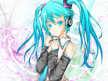 Hatsune Miku, blue, colorful, black, awesome, heads, cute, vocaloid, beauty, nice, miku, vocaloids, hatsune, aqua eyes, program, white, twintail, girl, headset, aqua, beautiful, diva, purple, pink, anime, pretty, aqua hair, green, cool, idol, virtual, micro HD wallpaper