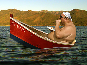 Man in a boat, other, boat, people, man HD wallpaper