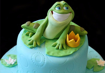 Frogs Cake (For GREENFROGGY1), Animals, Birtay, Frog, Cake, Black Eyes, Blue HD wallpaper