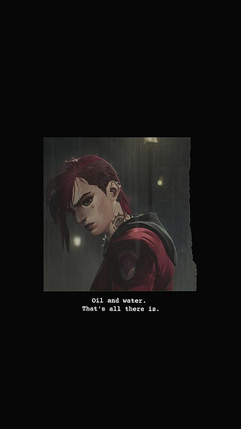 Vi, sad, black, arcane HD phone wallpaper