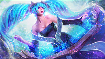 Sona League Of Legends, fantasy-girls HD wallpaper