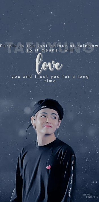 Bts, sky, moon HD phone wallpaper